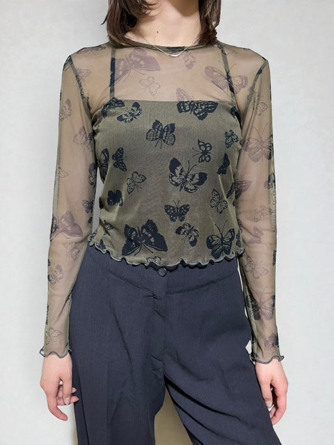 Black Sheer Pants