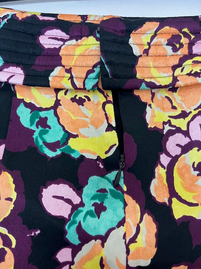 DRIES VAN NOTEN | Flower Printed Silk Skirt