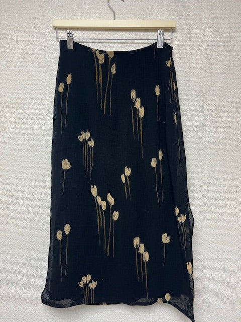 KRIZIA | Patterend Skirt | BLK
