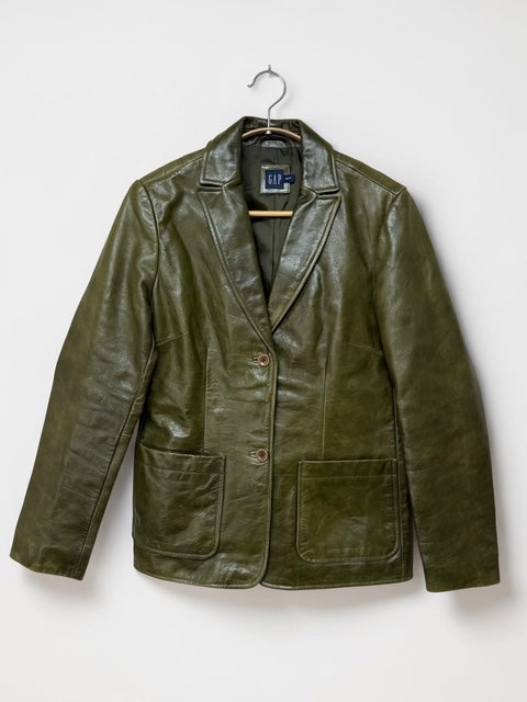 OLD GAP | Leather jacket | GRN