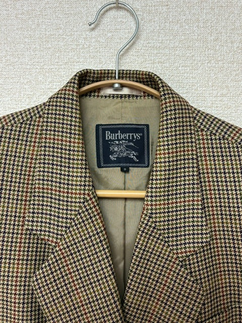 90s | BURBERRYS | Check tailored jacket