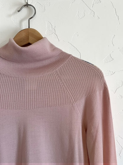 Celine | Pink Wool Turtleneck Sweater | M size