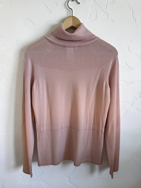 Celine | Pink Wool Turtleneck Sweater | M size