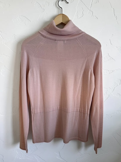 Celine | Pink Wool Turtleneck Sweater | M size