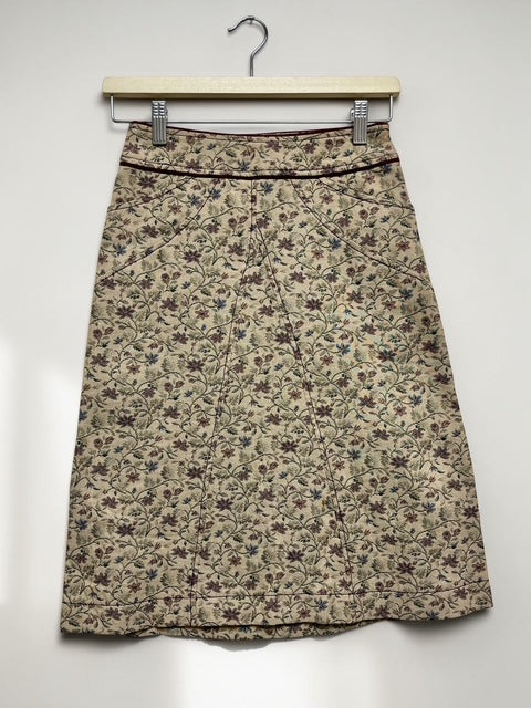 Flower Printed Middle Skirt | PHILOSOPHY DI ALBERTA FERRETTI