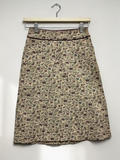 Flower Printed Middle Skirt | PHILOSOPHY DI ALBERTA FERRETTI