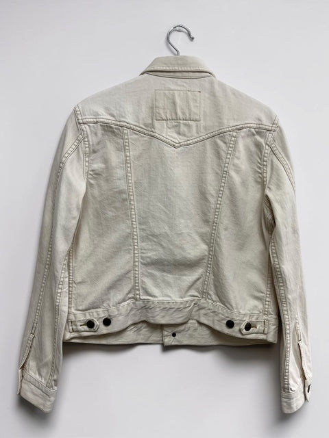 RALPH LAUREN | DUNGAREES | White Denim Jacket