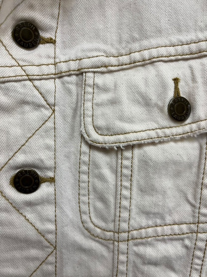 RALPH LAUREN | DUNGAREES | White Denim Jacket