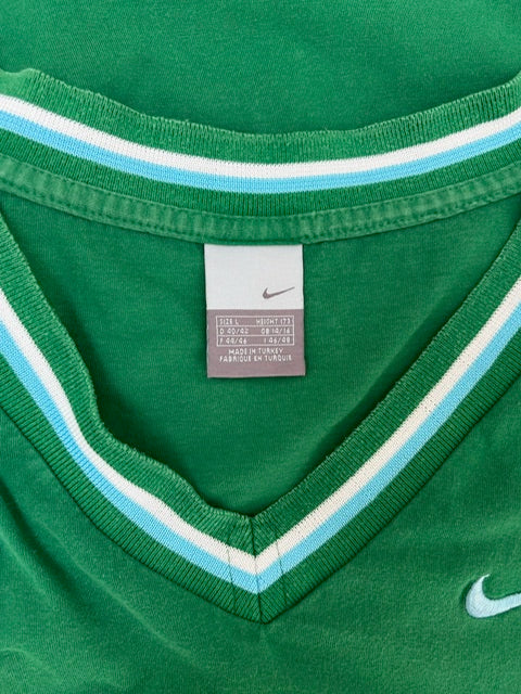 NIKE | V-neck tee | Y2K | GRN