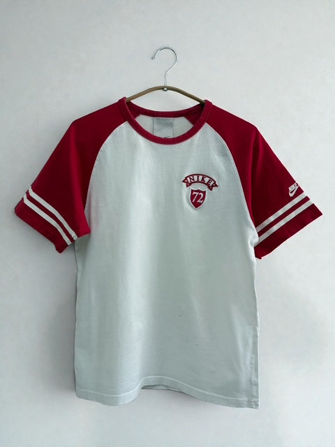 NIKE | Raglan tee | Y2K | RED×WHT