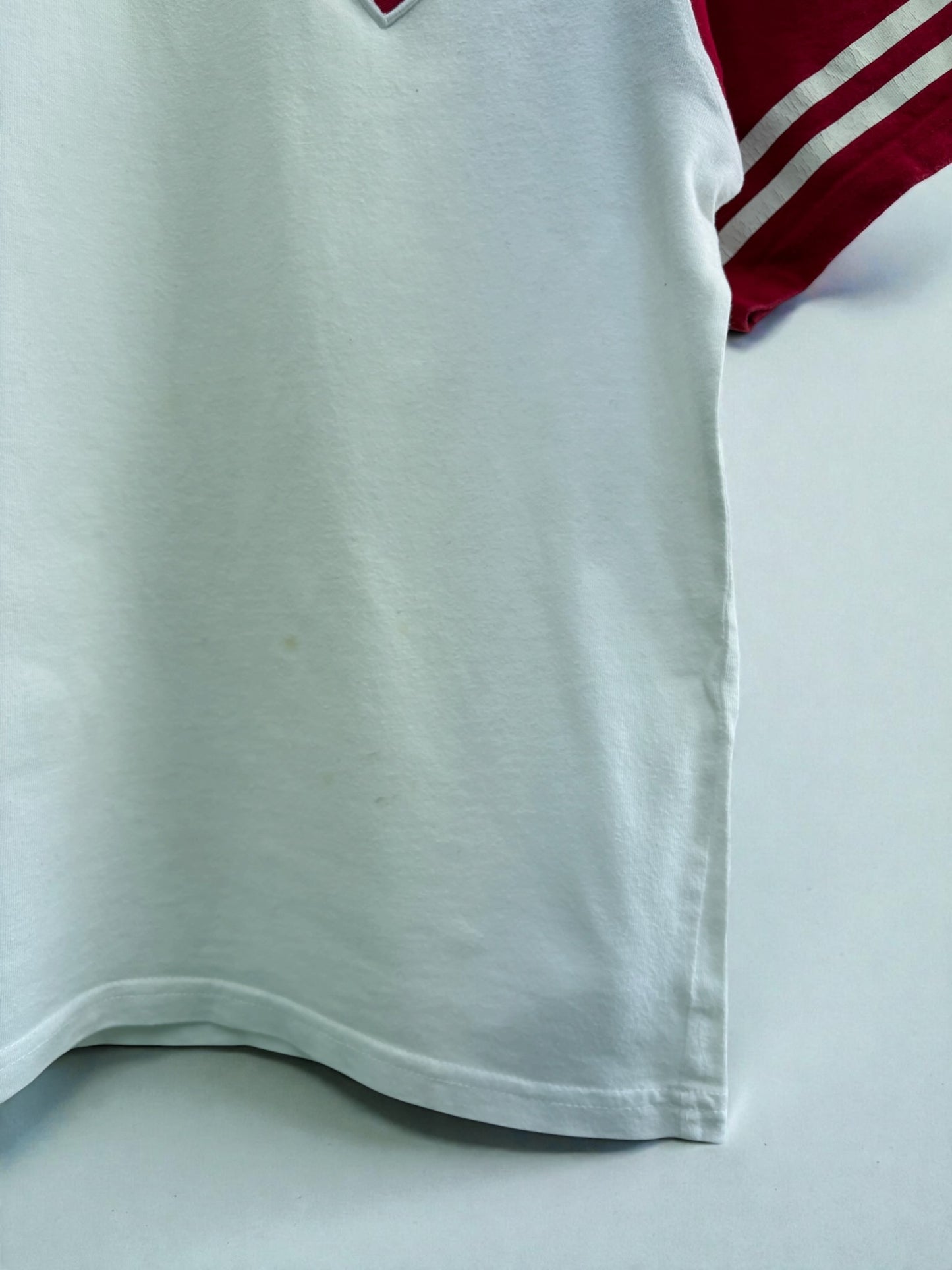 NIKE | Raglan tee | Y2K | RED×WHT