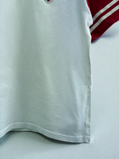 NIKE | Raglan tee | Y2K | RED×WHT