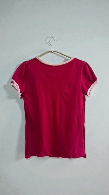 NIKE | Ringer tee | Hot Pink | Y2K
