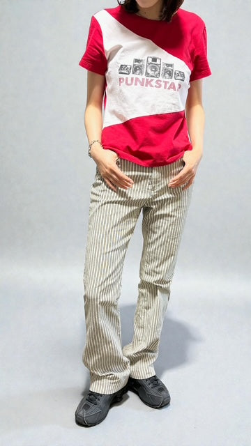 Y2K | Printed Tee | RED×WHT