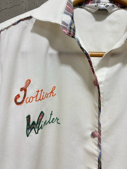 White Designed Shirt