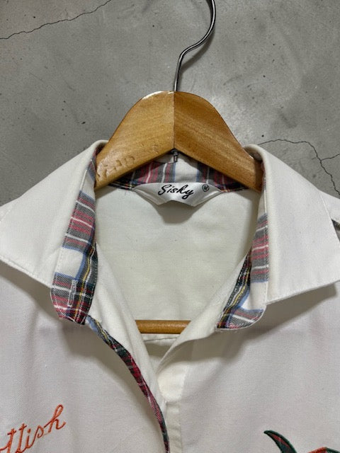 White Designed Shirt