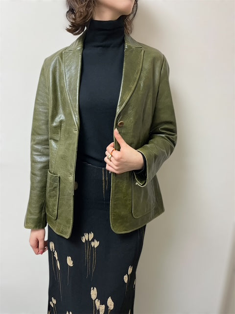 OLD GAP | Leather jacket | GRN