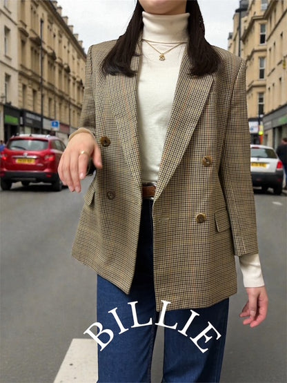 90s | BURBERRYS | Check tailored jacket
