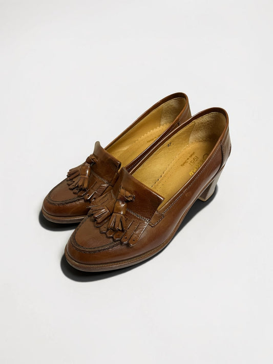 Tassel Loafers | BWN | 37