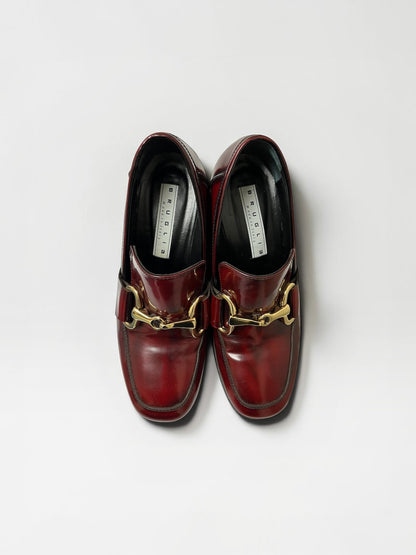 Horsebit Lofers | BRUGLIA | Burgundy | 36.5